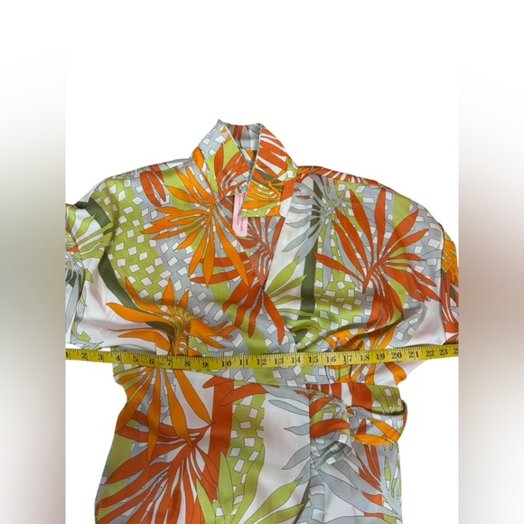 Dress Forum Los Angeles Tropical Print Maxi Dress Size Medium - Picture 16 of 17